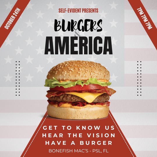 Burgers & America Fundraiser